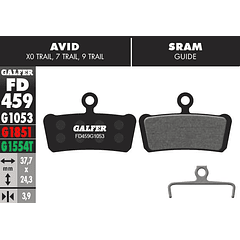 Pastilla Galfer Sram Guide R, RS, RSC, Ultimate, G2