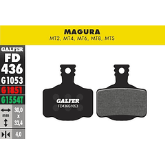 Pastilla Galfer Magura MT2, MT4, MT6, MT8, MTS