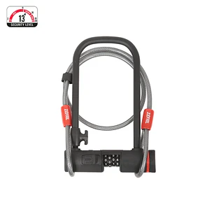 Candado U-Lock Zéfal K-Traz U13 Con Cable y Código