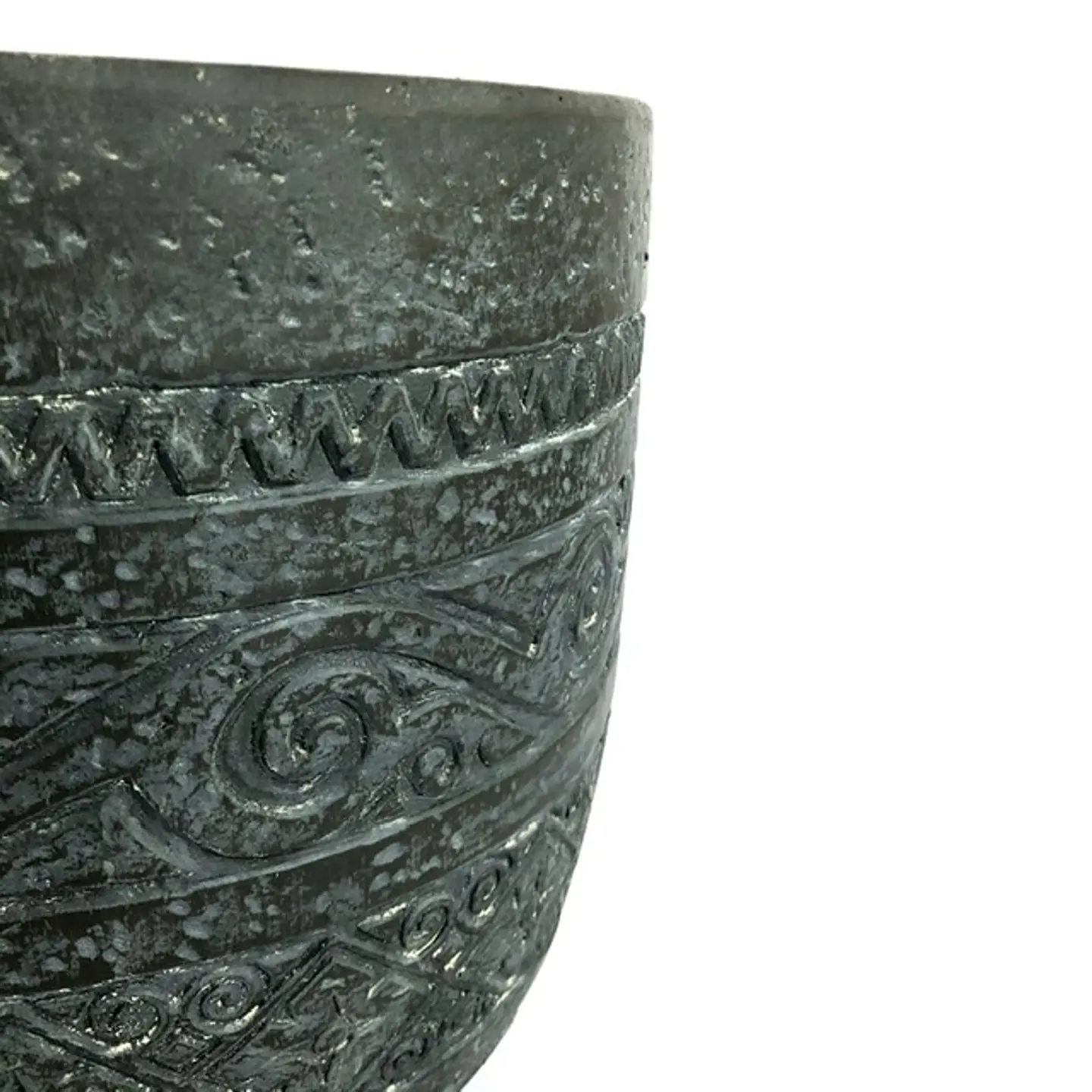 Macetero negro diseño 3