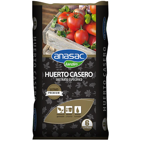 Sustrato para huerto casero 6 lts.