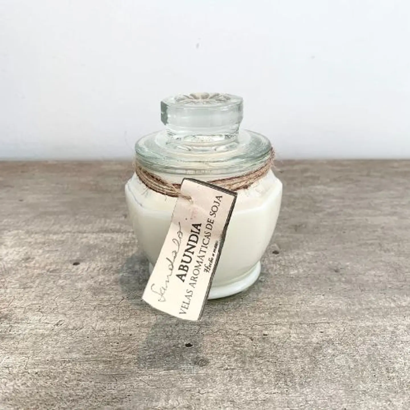 Vela de soya Sándalo 120 gr. 1