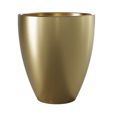 Maceta cerámica frankfurt oro