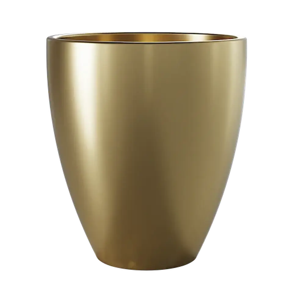 Maceta cerámica frankfurt oro 1