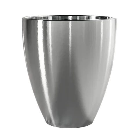 Maceta cerámica frankfurt plata