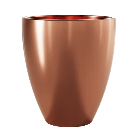 Maceta cerámica frankfurt bronce