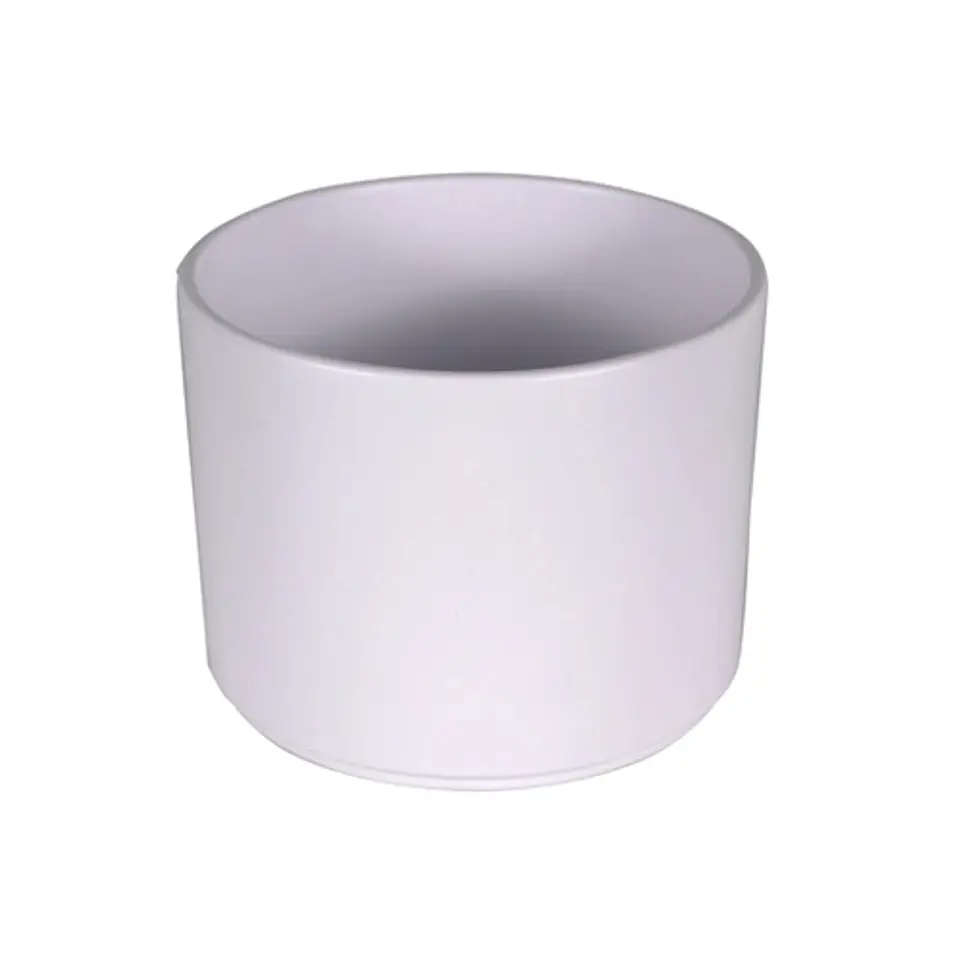 Maceta cerámica hanover blanco 1