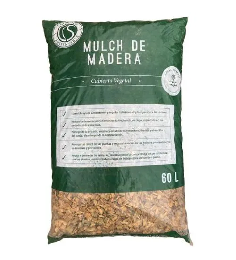 Mulch madera amarillo