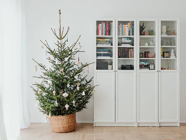 Cómo decorar la Navidad con plantas y árboles naturales