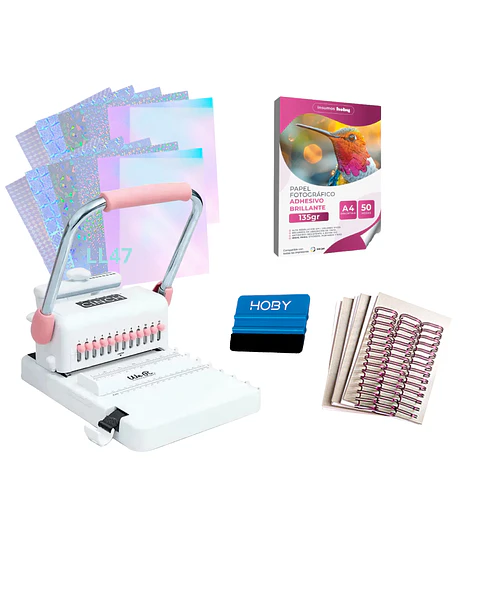 Encuadernadora Cinch We R Memory Keepers Rosa Kit Ll47