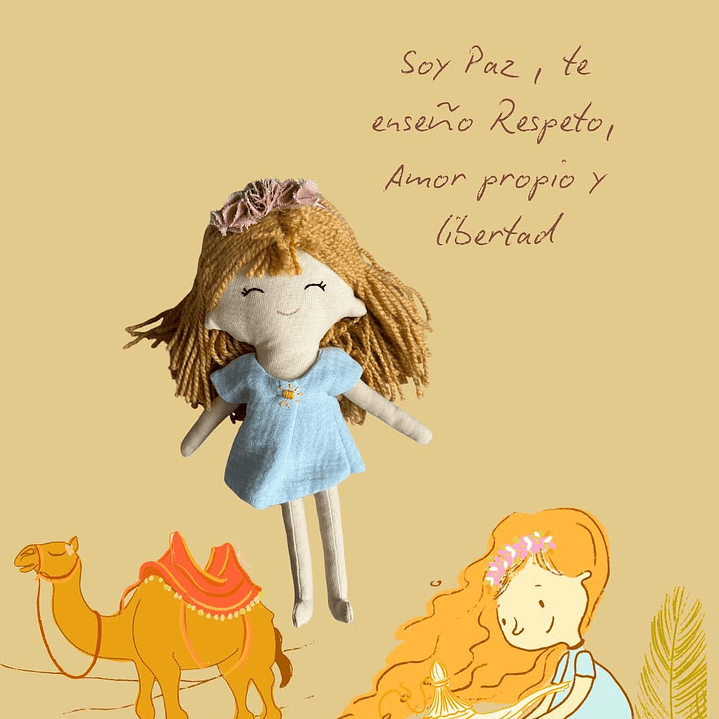 Muñeca de trapo Paz 1