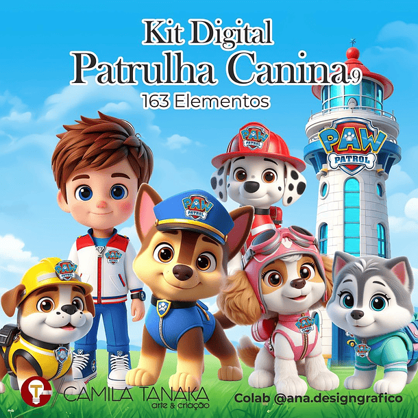 Kit Digital Patrulha Canina 9 1