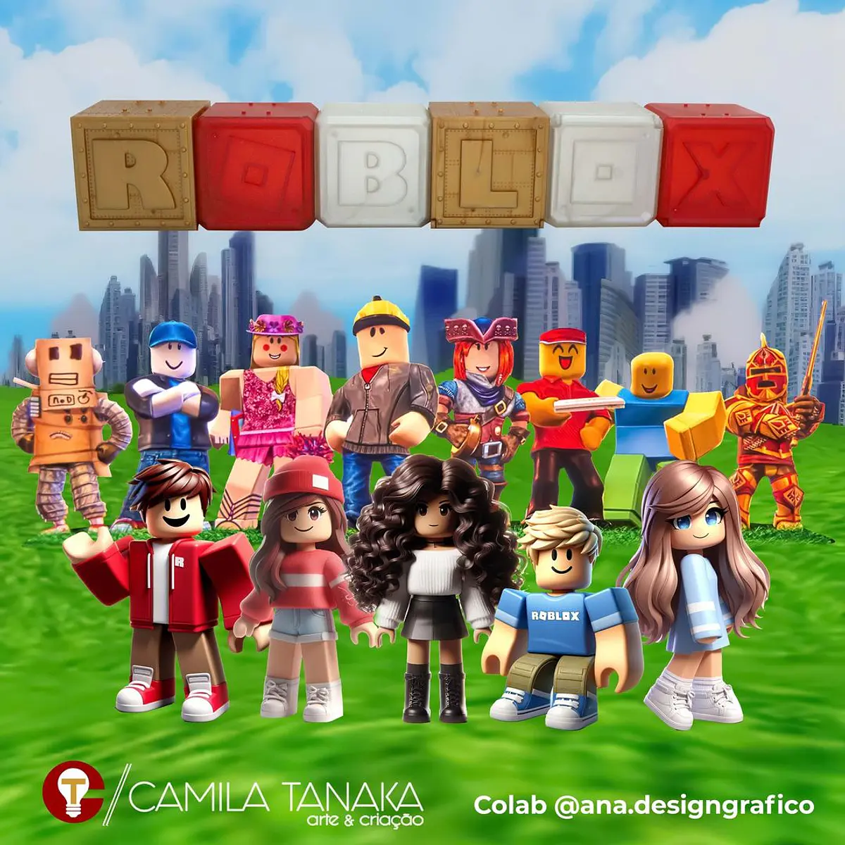Kit Digital Roblox 2 | Camila Tanaka Kit Digitais