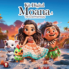 Kit Digital Princesa Moana 4 1