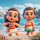 Kit Digital Princesa Moana 4 2