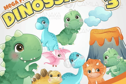 Kit Digital Dinossauro 3