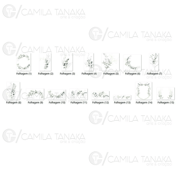 Kit Digital Folhagem 3 2