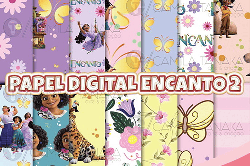 Kit Papel Digital Encanto 2