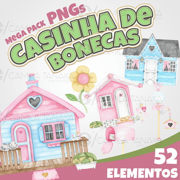 Kit Digital Casinha de Bonecas 1