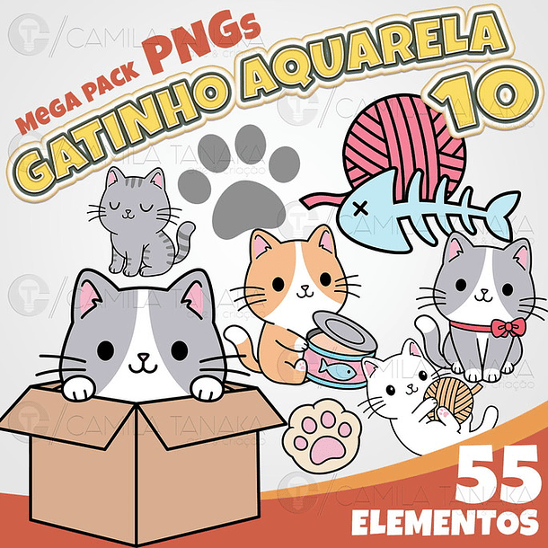 Kit Digital Gatinho 10 1