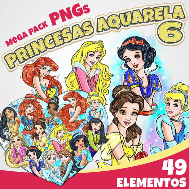 Kit Digital Princesas Disney 6 1