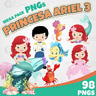 Kit Digital Princesa Ariel 3 1