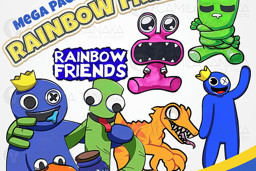 Kit Digital Rainbow Friends