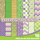 Kit Papel Digital Sininho 1