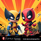 Kit Digital Deadpool e Wolverine 3