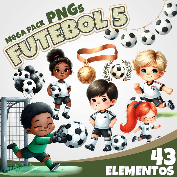 Kit Digital Futebol 5 1