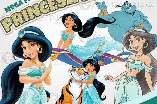 Kit Digital Princesa Jasmine