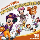 Kit Digital Mickey Halloween 4 1