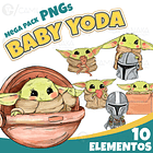 Kit Digital Baby Yoda 1