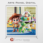 Arte Digital para Painel Fundo Toy Story 1