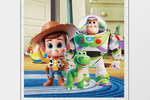 Arte Digital para Painel Fundo Toy Story