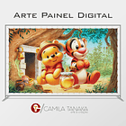 Arte Digital para Painel Ursinho Pooh 1