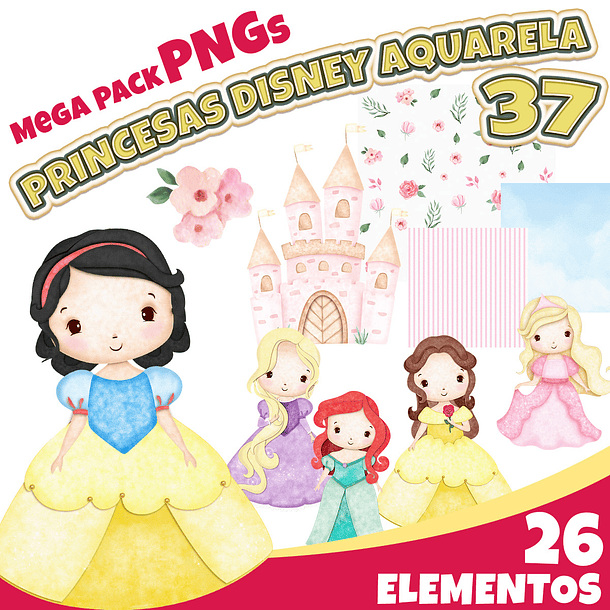 Kit Digital Princesas Disney 37 1