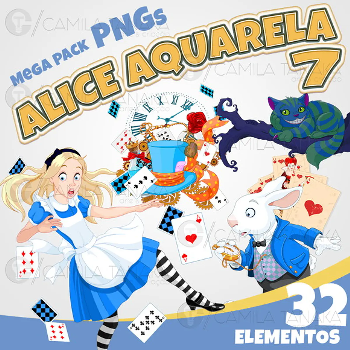 Kit Digital Alice 7 | Camila Tanaka Kit Digitais