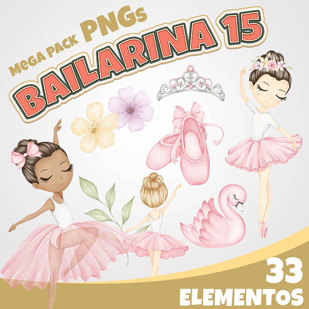 Kit Digital Bailarina 15