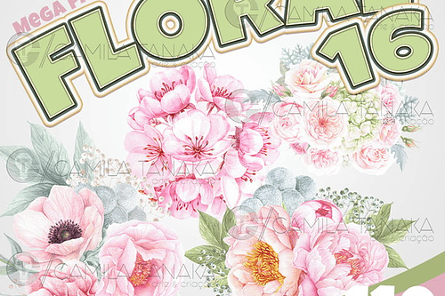 Kit Digital Floral 16