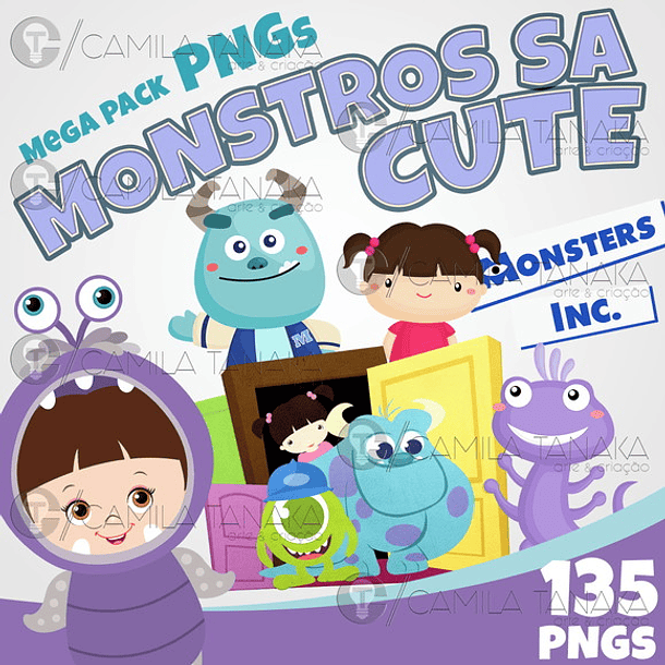 Kit Digital Monstro sa cute