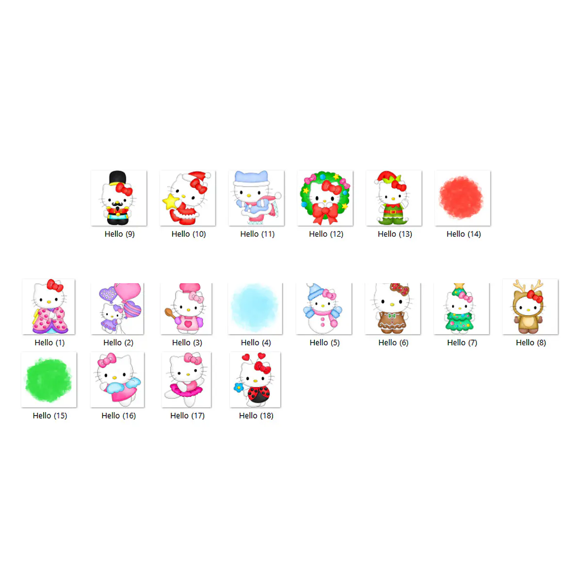 Kit Digital Hello Kitty 5 | Camila Tanaka Kit Digitais