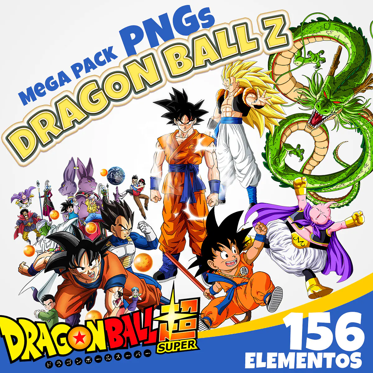 Kit Digital Dragon Ball Z | Camila Tanaka Kit Digitais