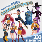 Kit Digital Caçadoras do Kpop Demon Hunters 1