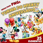 Kit Digital Turma do mickey Aniversario 1