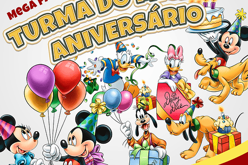 Kit Digital Turma do mickey Aniversario