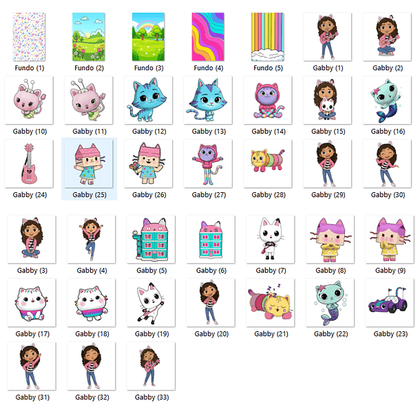 Kit Digital Casa Magica da Gabby 4 2