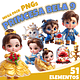 Kit Digital Princesa Bela 9