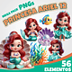 Kit Digital Princesa Ariel 12