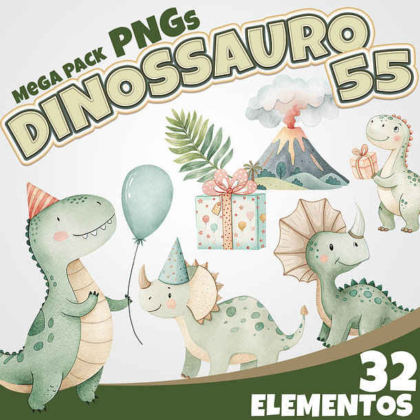 Kit Digital Dinossauro 55 1
